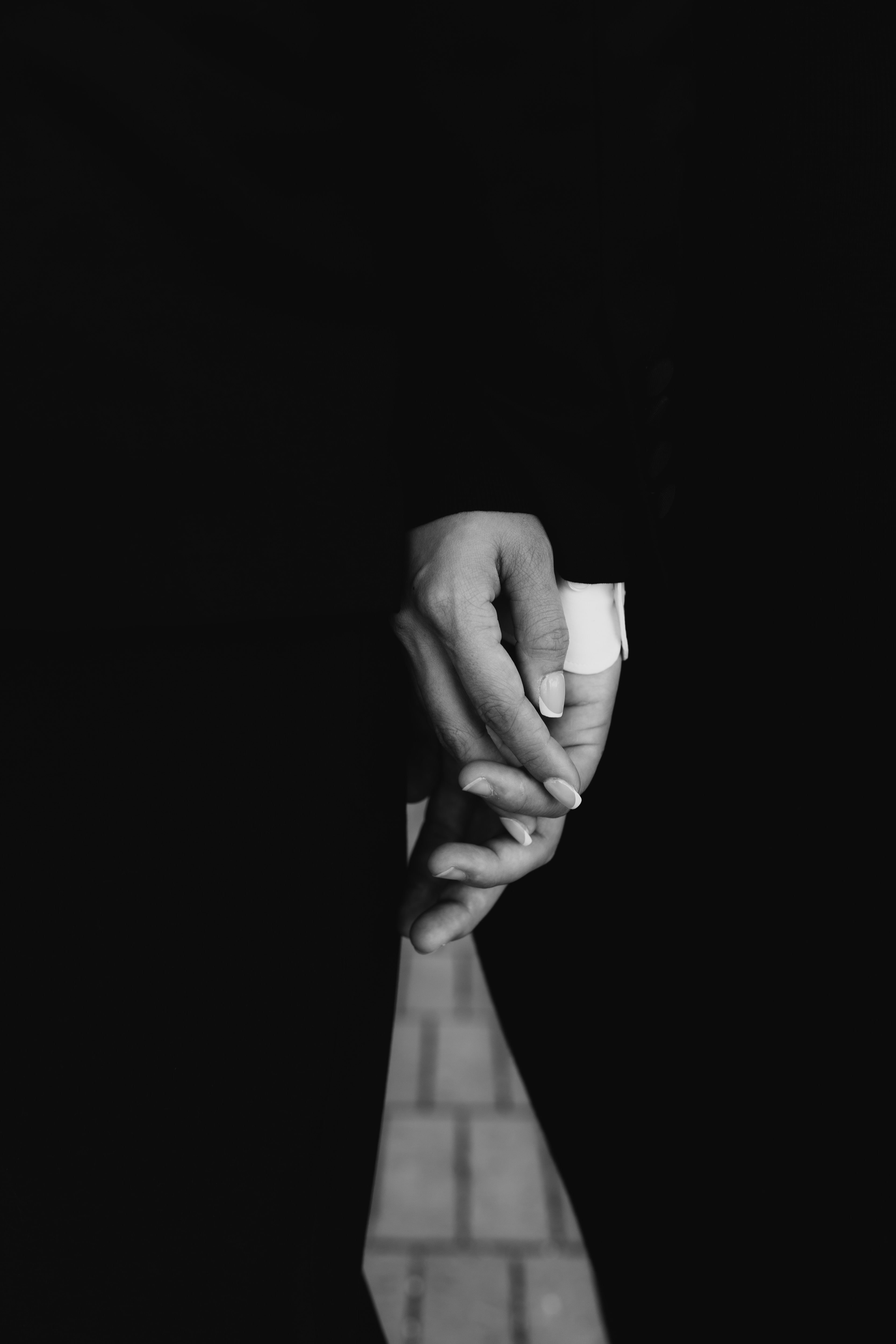 Holding hands
